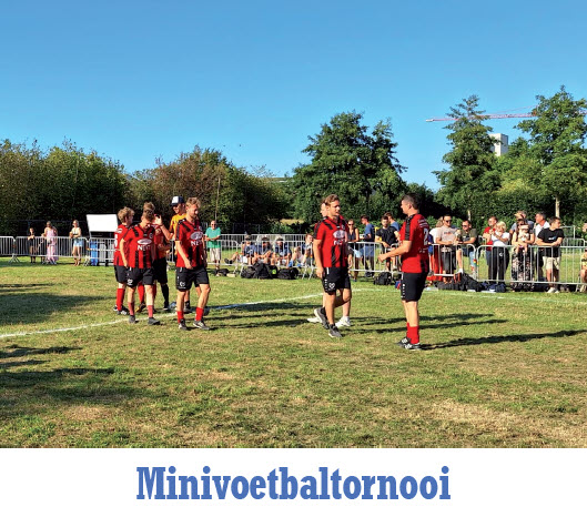 agenda minivoetbaltornooi